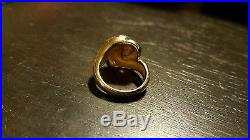 Rare James Avery 14 kt gold French Twist Swirl ring, size 7, retired and htf