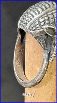 Rare James Avery Authentic Armadillo Ring Sz. 7 Sterling Silver