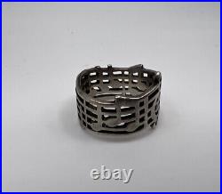 Rare James Avery Retired AMAZING GRACE Music Notes Ring Sz 7.25 Sterling