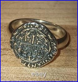 Rare! James Avery Retired Pieces Of Eight Ring Size# 10 Fast Free Shipping
