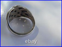 Rare James Avery Unisex Woven Ring Sterling Silver Size 10