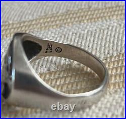 Rare! One Of A Kind James Avery Eagle Head Signet Ring