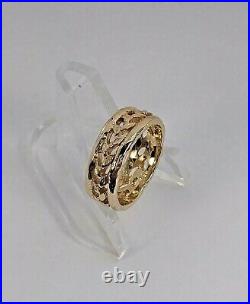 Rare Retired James Avery 14K Gold Continuous Vine Ring Size 8.25