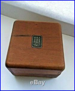 Rare Retired James Avery 14K Gold Seashell Ring Size 3 Sea Shell with Wooden Box