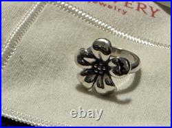 Rare Retired James Avery Flower Ring Size 6. Hard To Find