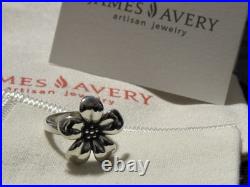 Rare Retired James Avery Flower Ring Size 6. Hard To Find