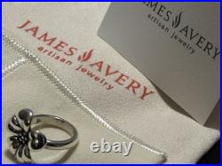 Rare Retired James Avery Flower Ring Size 6. Hard To Find