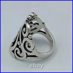 Rare Retired James Avery Open Sorrento Ring Size 9.925 Sterling Silver
