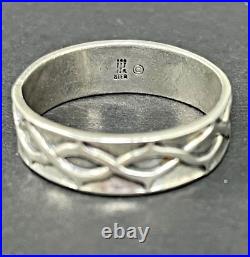 Rare Retired James Avery Sterling Silver Crown of Thorns Ring Size 12.5