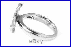 Rare Retired James Avery Sterling Silver Dogwood Ring, Size 5.5