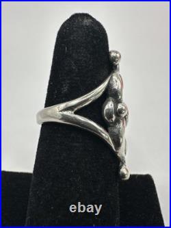 Rare Retired James Avery Sterling Silver Glorietta Ring Size 6.5 with Packaging
