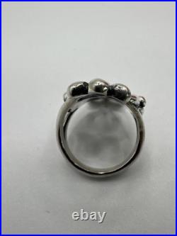 Rare Retired James Avery Sterling Silver Glorietta Ring Size 6.5 with Packaging