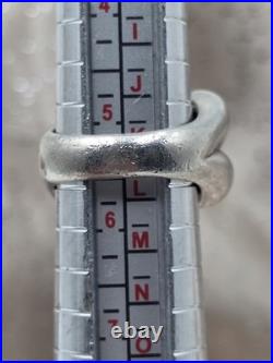 Rare Retired James Avery Sterling Silver Wide Ribbed Dome Ring Retired Sz 5.5