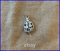 Rare Retired James Avery Sterling Silver Wildflower Charm Uncut Ring