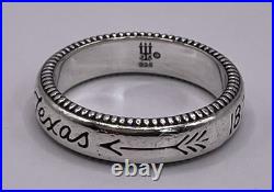 Rare & Retired James Avery Texas My Texas Ring Sterling Silver Size 5