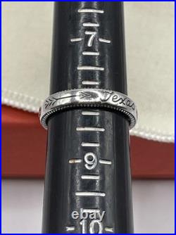 Rare & Retired James Avery Texas My Texas Ring Sterling Silver Size 8
