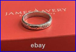 Rare & Retired James Avery Texas My Texas Ring Sterling Silver Size 9.5