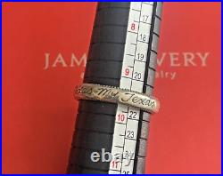 Rare & Retired James Avery Texas My Texas Ring Sterling Silver Size 9.5