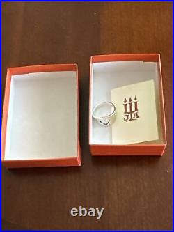 Rare Retired Vtg James Avery Open Heart Ring Band Sterling Silver Sz 6.75 Love