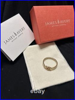 RetiredJames Avery 14k Lovers Knot Band Ring, Artisan Jewelry