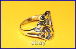 Retired 60 Years Anniversary James Avery Tree Of Life Ring 925 Silver Size 7.5