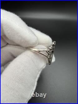 Retired 60 Years Anniversary James Avery Tree Of Life Ring 925 Silver Size 8.75