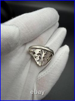 Retired 60 Years Anniversary James Avery Tree Of Life Ring 925 Silver Size 8.75