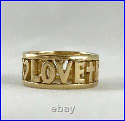 Retired Genuine James Avery 14kt Gold Ring Bands (7g) Lot of 2 No Reserve