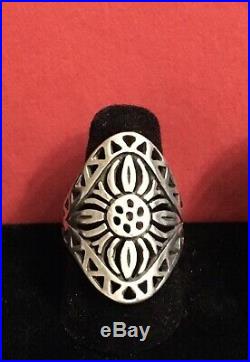 Retired, HTF James Avery Flor Del Sol Ring -Sz. 7.5. Can be sized Up Or Down 2sz