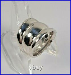 Retired HTF James Avery Sterling Silver 925 Wide Triple Dome Band Ring sz 5