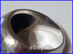 Retired Hammered James Avery Dome Ring Size 6.5