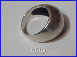 Retired Hammered James Avery Dome Ring Size 6.5