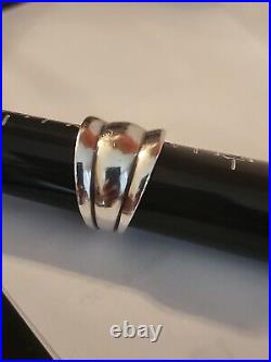 Retired Heavy James Avery Size 8.5 WIDE Triple Segment Dome Ring So Pretty Retired Heavy James Avery Size 8.5 WIDE Triple Segment Dome Ring So Pretty