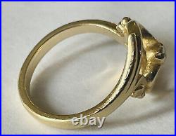 Retired JAMES AVERY 14K Yellow Gold & Diamond ADAGIO Ring Size 5.5