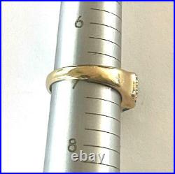 Retired JAMES AVERY 14K Yellow Gold, Emerald & Diamond BARCELONA Ring