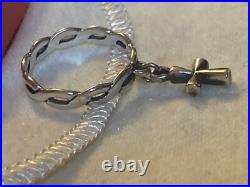 Retired JAMES AVERY Teresa Cross Dangle Ring Sz 7.75 Pendant/Bracelet Available