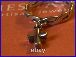 Retired JAMES AVERY Teresa Cross Dangle Ring Sz 7.75 Pendant/Bracelet Available