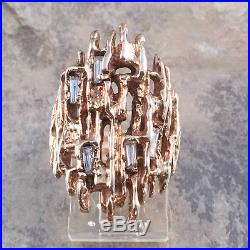 Retired James Avery 0.75TCW Diamond Driftwood Ring Sz 7 14k Gold Custom
