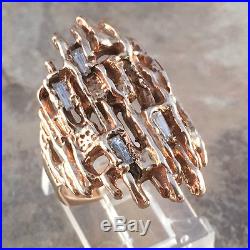 Retired James Avery 0.75TCW Diamond Driftwood Ring Sz 7 14k Gold Custom