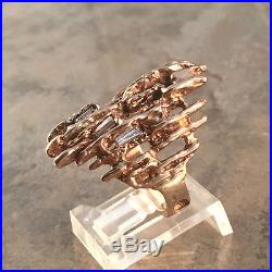 Retired James Avery 0.75TCW Diamond Driftwood Ring Sz 7 14k Gold Custom