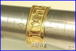 Retired James Avery 14K Yellow Gold Song of Solomon Ring Size 10