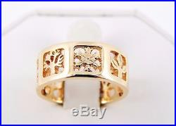 Retired James Avery 14k Four Seasons Ring Size 7 1/2-NEAR MINT