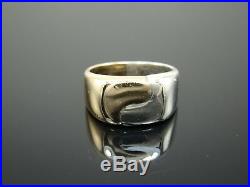 Retired James Avery 14k Gold Sterling Silver Ring Size 11