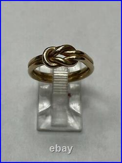 Retired James Avery 14kt Lovers Knot Ring Size 5