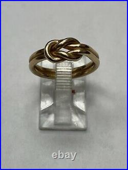 Retired James Avery 14kt Lovers Knot Ring Size 5