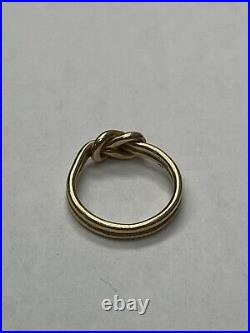 Retired James Avery 14kt Lovers Knot Ring Size 5