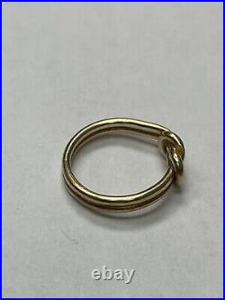 Retired James Avery 14kt Lovers Knot Ring Size 5