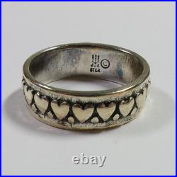 Retired James Avery 2.82g 925 Silver Sz 3.5 Eternity Hearts Band Ring #55452E Retired James Avery 2.82g 925 Silver Sz 3.5 Eternity Hearts Band Ring #55452E