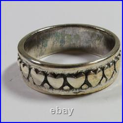 Retired James Avery 2.82g 925 Silver Sz 3.5 Eternity Hearts Band Ring #55452E Retired James Avery 2.82g 925 Silver Sz 3.5 Eternity Hearts Band Ring #55452E