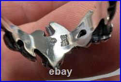 Retired James Avery 60th Anniversary Hummingbird With Flowers Ring Size 6.5